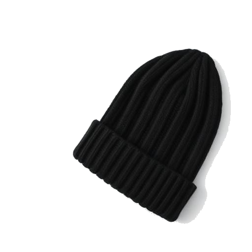 Knit Beanie in Black