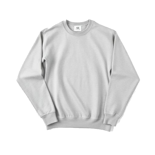 Garment-Dyed Crewneck Sweatshirt in Pepper