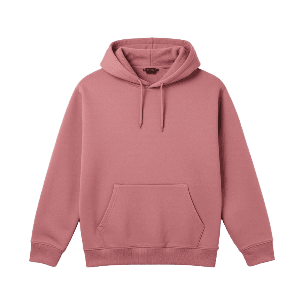 Heavyweight Hooded Sweatshirt in Black