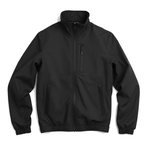 3-Stripe Full-Zip Jacket in Black