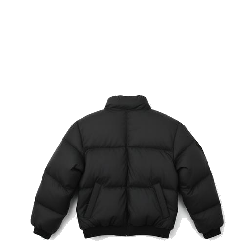 Packable Puffy Vest in Black