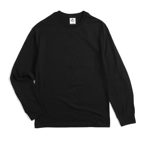 Jersey Henley in Black