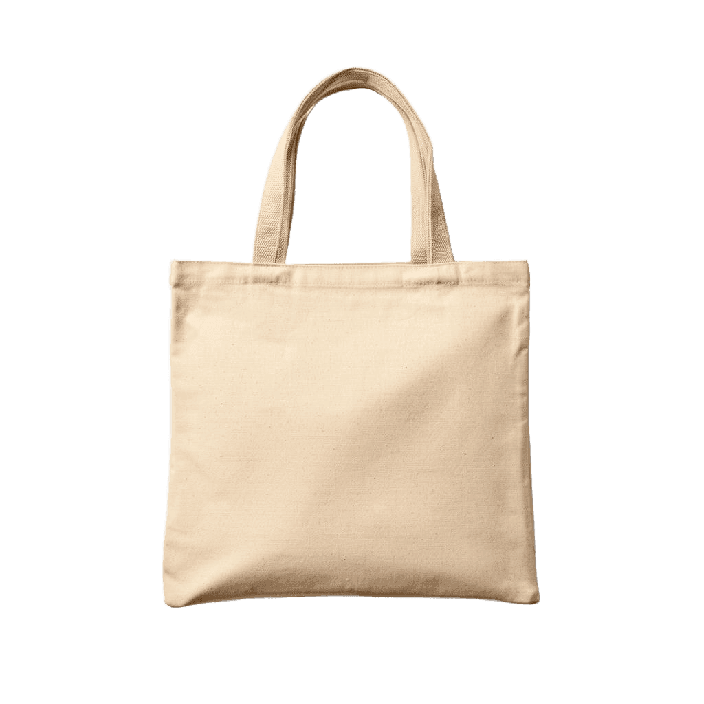 Cotton Canvas Tote in Natural/True Royal