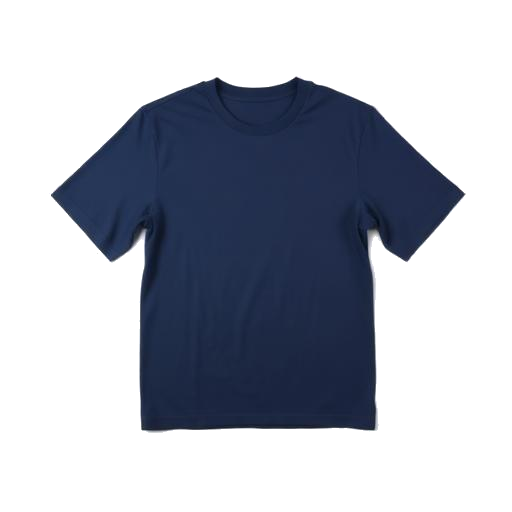 Organic Cotton Crew Tee in Space Black