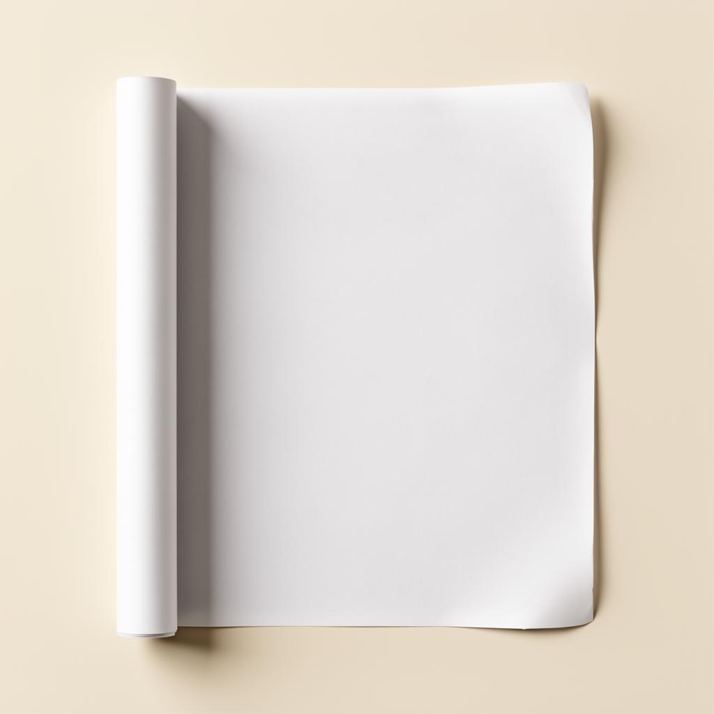 Custom Wrapping Paper in White