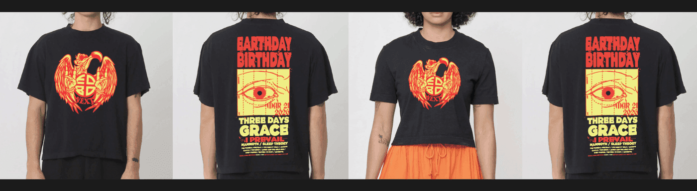 tour tee // black