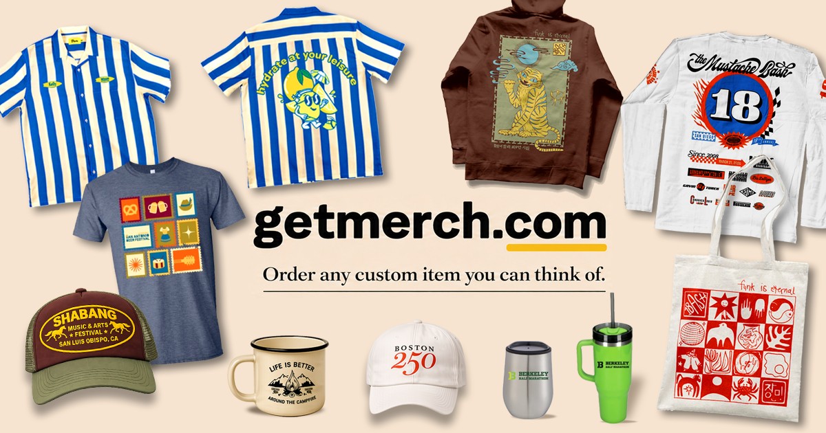 GetMerch.com website preview